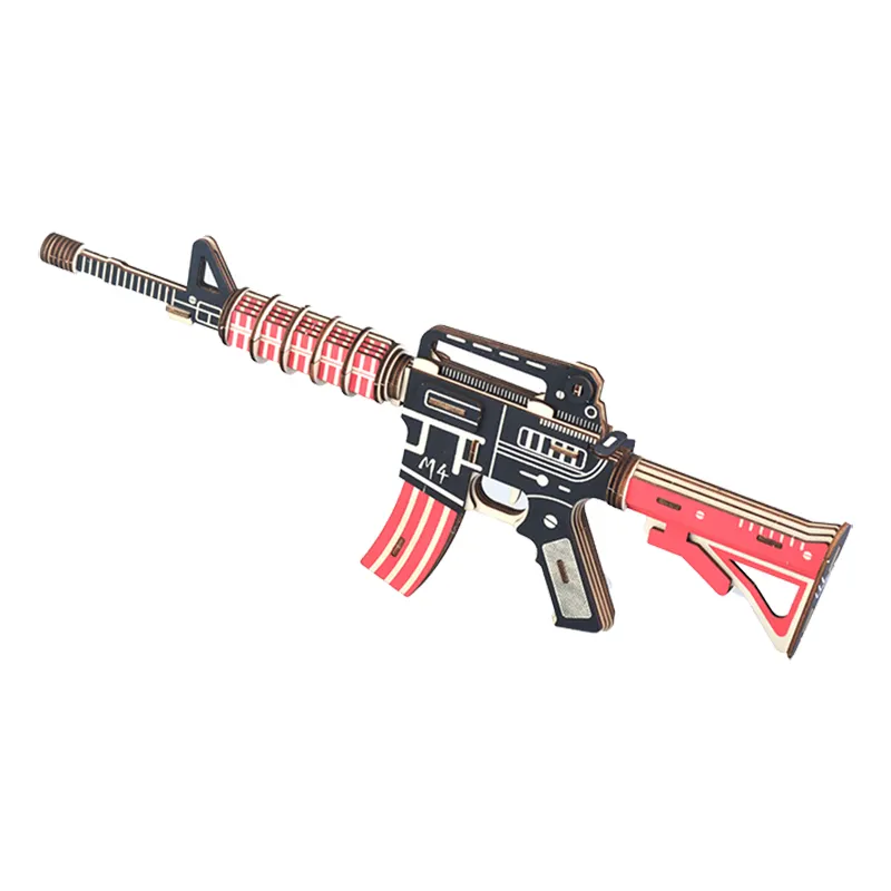 wholesale hot sale assault rifle wooden toy factory price small batch