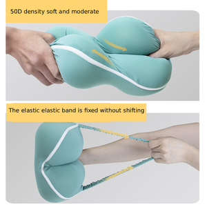 Almohada ortopédica de espuma viscoelástica <span class=keywords><strong>para</strong></span> rodillas y piernas, <span class=keywords><strong>para</strong></span> personas que duermen de lado, alinea <span class=keywords><strong>la</strong></span> columna vertebral y alivia <span class=keywords><strong>la</strong></span> presión en cadera y rodillas. - Product Image 5