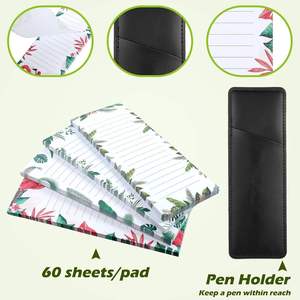 Tùy Chỉnh Từ Pad Để Làm Danh Sách Bữa Ăn Kế Hoạch Danh Sách Tạp Hóa <span class=keywords><strong>Memo</strong></span> Miếng Đệm Nhắc Nhở Notepad Với PU Da Chủ Bút - Product Image 4