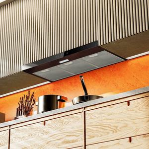 <span class=keywords><strong>Extractor</strong></span> de humo para campana de <span class=keywords><strong>cocina</strong></span>, <span class=keywords><strong>extractor</strong></span> de humo inteligente en forma de T de 90cm, rango de limpieza automática - Product Image 1