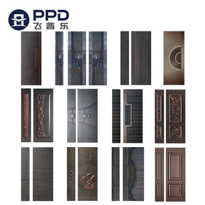 Tôle galvanisée de haute qualité et à bas <span class=keywords><strong>prix</strong></span> et peau de porte en acier à panneau pressé ignifuge - Product Image 4