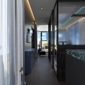 Casa contenedor de acero prefabricada moderna de lujo Hotel de cápsula espacial de alta gama inspirado en centro comercial de oficina al aire libre y uso en hospitales - Product Image 4