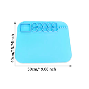 Tapis de peinture en silicone, planche à dessin, tapis de peinture en silicone, design extra pratique - Product Image 2