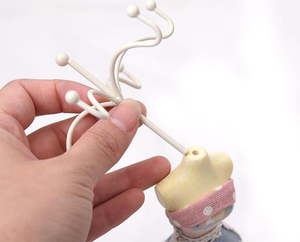 Vintage earing visualizzazione titolare supporto del basamento dei monili della signora di <span class=keywords><strong>metallo</strong></span> a forma di titolare orecchino - Product Image 2