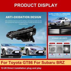 Faro RGB DRL con Controllo App <span class=keywords><strong>J</strong></span> ONE per Toyota GT86 e Subaru BRZ 2012-2020, Aggiornamento Retrofit Plug and Play, Coppia - Product Image 6