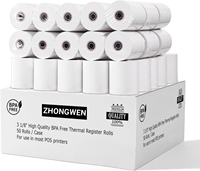 Rouleau de papier thermique 80x80, rouleau de papier pour imprimante, rouleaux thermiques 80x80, papier thermique sans BPA, fabricant de papier thermique