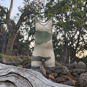 Trajes de Lucha Unisex Personalizados 2025 con Estampado de Camuflaje por Transferencia Térmica, Spandex/Poliéster Elástico, Ligero, Ajustado y de Secado Rápido - Product Image 3