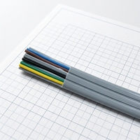 TVVBSPG PVC-Isoliertes Kupferleiter-Stahldraht-Verstärktes CAN-Bus Flachkabel für Aufzugssteuerung Doppelt Abgeschirmt 450/750V