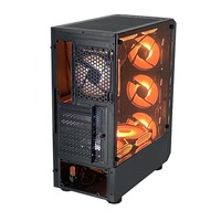 Pcooling Case Pc Gaming Atx Torre completa A prueba de polvo Gaming Computer Case con gabinete de vidrio templado Pc Case