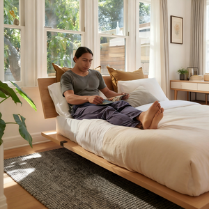 Cama de Parede Moderna CenturyArt Ecológica que Economiza Espaço com Painel de Compensado e Design Modular 1500x2000mm - Product Image 3