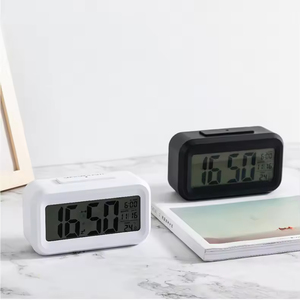 Heavy Sleeper Alarm Clock Led Backlight Display <b>Battery</b> <b>Operated</b> Digital Clock With Temperature and 12/24H Mode for Bedrooms - Product Image 5