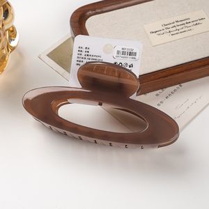 طراز كوري 12: كبيرة مع تصميم بيضاوي مجوف بلاستيك سميك للشعر الوفير - Product Image 4