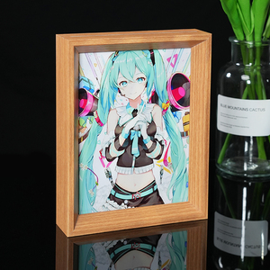 Bán buôn nhà trang trí xách tay hạt gỗ khung ảnh bằng gỗ - Product Image 4