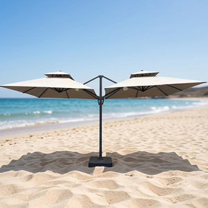 <span class=keywords><strong>Parasol</strong></span> Roma double tête de haute qualité Uplion, grand modèle 3m x 3m, <span class=keywords><strong>anti</strong></span>-UV, imperméable, <span class=keywords><strong>parasol</strong></span> de jardin pour terrasse - Product Image 1