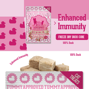 סיטונאי מקפיא מיובש לחיות מחמד כדורי עוף מיובשים בהקפאה הגנת בריאות באיכות גבוהה הקפאה יבשה מזון לחיות מחמד ברווז קפוא מיובש - Product Image 5