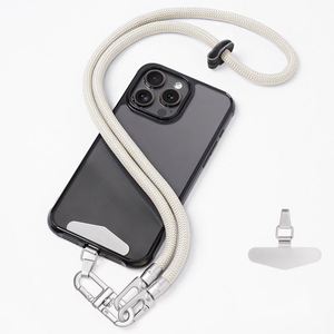 Sangle universelle pour téléphone portable, cordon réglable pour le cou avec patch pour téléphone, lanière bandoulière en polyester jacquard avec crochet - Product Image 2