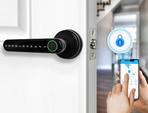 <span class=keywords><strong>2020</strong></span> dernières illustrations bluetooth d'empreinte digitale intérieure serrure de poignée de porte avec tt serrure - Product Image 6