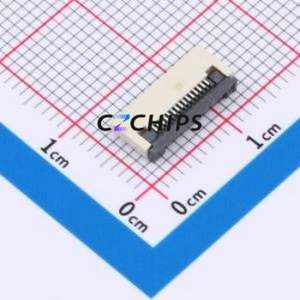 XW0520012-150R-002 FFC/FPC Connector SMD,P=0.5mm,Horizontal Mount Connector Flip Cover Type Bottom Contact 15P 0.5mm - Product Image 1