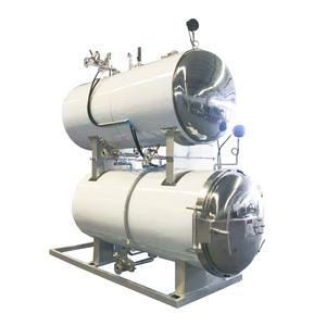 Stérilisateur horizontal à commande automatique, autoclave pour viande en conserve - Product Image 1