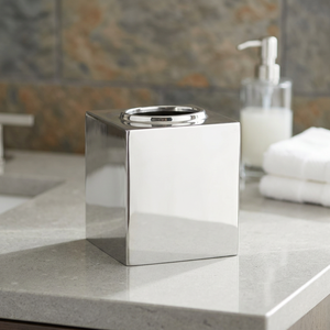 PERFECT COLLECTION INDIA Luxury Eco-Friendly Stainless Steel Brass Silver-Plated & Aluminium Hotel <b>Toothbrush</b> <b>Holder</b> Stand - Product Image 1