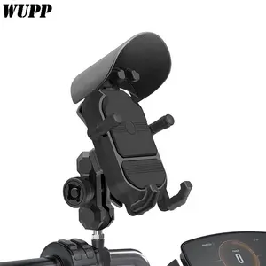 Hot Selling Sunshade Adjustable Motorcycle Phone Holder With M10 Mount
