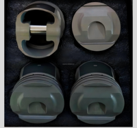 Kit Piston Tempa 4032 dengan Batang Tempa untuk Mesin GM Ecotec 2.0 Ltg 4 Silinder Turbocharged LTG Cadillac ATS Buick Regal