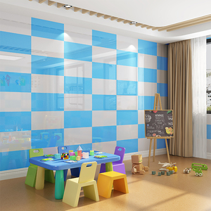 Papel tapiz 3D moderno, pegatina para azulejos de pared, espuma autoadhesiva impermeable para decoración de paredes de baño, aplicación de barra de pelar, 1 año - Product Image 4