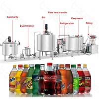 Petite boisson gazeuse eau dioxyde de carbone eau gazeuse douce boisson gazeuse faisant la machine d'embouteillage remplissante