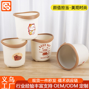 ถังขยะทรงกลมขอบหนาสำหรับใช้ในบ้านห้องครัวห้องน้ำ H2626รูปทรงหมี - Product Image 5