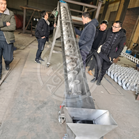 Nuevo Sistema Elevador de Tornillo Industrial, Elevador de Coseles de Acero Inoxidable 201 y Acero al Carbono, 220-380V, Personalización de Fábrica, Alimentación de Granos