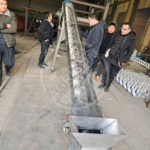 Nuevo Sistema Elevador de Tornillo Industrial, Elevador de Coseles de Acero Inoxidable 201 y Acero al Carbono, 220-380V, Personalización de Fábrica, Alimentación de Granos - Product Image 4