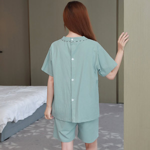ชุดผ้าฝ้ายโมซิบัสชั่นแขนสั้นสำหรับซาวน่านวดบำบัดชุดดูแลสุขภาพ2XL ไซส์ XL 3XL 4XL 6XL 5XL - Product Image 2