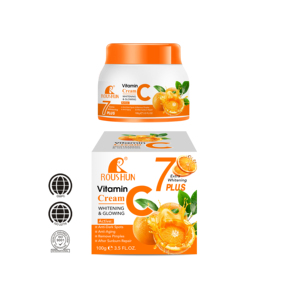 Crème à la vitamine C ROUSHUN en marque propre, 7 jours, pour un teint uniforme, blanchissant supplémentaire, éclatant et nourrissant - Product Image 1