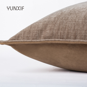 Tùy Chỉnh Màu Sắc Vuông Pillowcase Nhật Bản Tối Giản Phong Cách Rắn Màu Polyester Đệm Bìa Cho Du Lịch Mang Theo - Product Image 5