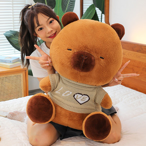 <span class=keywords><strong>Peluche</strong></span> géante Capybara, adorable coussin à câliner, jouet en <span class=keywords><strong>peluche</strong></span> pour enfants, cadeau en <span class=keywords><strong>peluche</strong></span> doux Kawaii <span class=keywords><strong>Mochi</strong></span> - Product Image 1