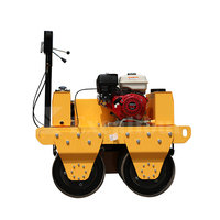 Compacteur, mini rouleau compresseur vibrant, double tambour, rouleau compresseur vibrant, machine de compactage du sol