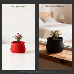 Vase décoratif Still Stem (S) en plastique pour la décoration intérieure - Product Image 2
