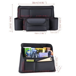 Sac de rangement suspendu pour siège de voiture, vente en gros d'usine, organisateur de siège arrière grande capacité, accessoires intérieurs de voiture très pratiques - Product Image 3