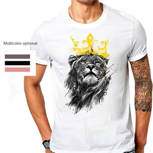 T-shirt de luxe imprimé léopard, haut de gamme, coupe Slim, marque de mode, vêtements d'été, <span class=keywords><strong>2022</strong></span> - Product Image 1