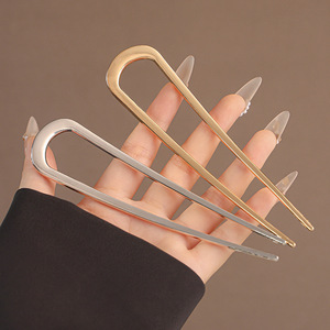 กิ๊บหนีบผมรูปหัวใจ13ซม. 14ซม., กิ๊บหนีบผมรูปตัวยูสำหรับผู้หญิงปิ่นปักผมรูปตัวยูสำหรับผู้หญิง - Product Image 3