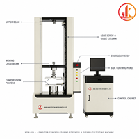 Machine d'essai de flexion de rigidité annulaire contrôlée par ordinateur, testeur de compression de tuyaux 50kN, équipement d'essai universel ISO 9969