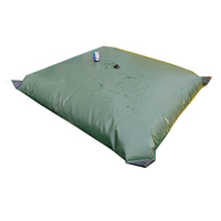 Réservoir de collecte et de stockage d'eau de pluie pliable GAO JU 1000L en PVC 500D avec garantie de 2 ans