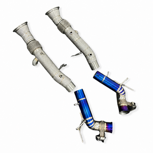 Downpipe de Alto Rendimiento Personalizado OEM de Aleación de Titanio para Ferrari 296 GTB V6 3.0T, Aumenta la Potencia y el Par, SS304, Tuning de Carreras - Product Image 2