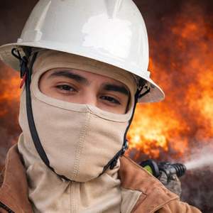 Balaclava ignifuge CAT2 certifiée NFPA 2112 <span class=keywords><strong>pour</strong></span> le soudage et les travaux électriques - Product Image 5