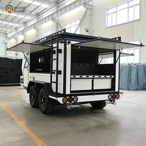 Remorque utilitaire polyvalente, base de conversion pour caravane et camping-car, remorque à plateau inclinable pour le transport de marchandises, de bateaux et de motos tout-terrain - Product Image 3