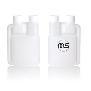 Botella Dosificadora de Laboratorio de Plástico de Doble Cuello de 100ml+5ml, Botella de Prueba de Doble Cámara de Plástico HDPE para Medición y Dosificación - Product Image 1
