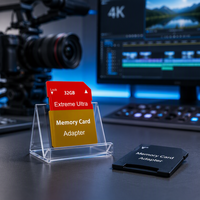 Carte TF U3 64 Go pour caméra 4K, stockage haute vitesse, écriture rapide 4K, stockage photo, carte intelligente, usine