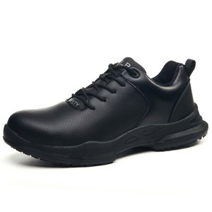 Safety Shoes Men Low Top Lace Up Plastic Toe Anti Slip Puncture Resistant Impact Protection Work Shoe Size 2492 - Product Image 1
