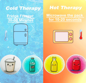 Sertifikat CE anak-anak dapat digunakan kembali pendingin instan paket panas & dingin beberapa warna untuk efektif menghilangkan rasa sakit - Product Image 3