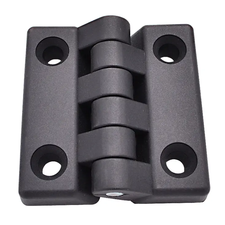 Nylon Plastic Folding Light Door Cupboard Hinges Industry Strong Black Injection Kitchen Cabinets Contemporary Furniture Hinge